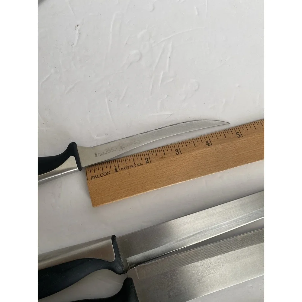 Henckels‎ International Synergy Knife Lot of 7 Chef Carving Utility Serrated
